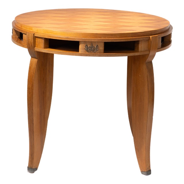 Guéridon Side Tible attributed to Jules Leleu, 1935 For Sale