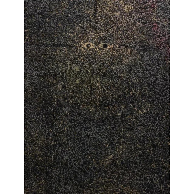 Modern A, Lanin, Artist, Monotype, 1966 For Sale - Image 3 of 3