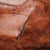 Buffalo Leather Lounge Chair With Rich Patina, Brazil, 1960s, Brutalist Vintage Chair For Sale - Image 4 of 6