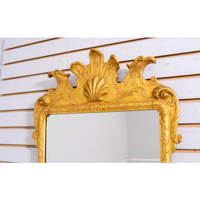 Friedman Brothers Colonial Williamsburg Gold Gilt Wall Mirror For Sale - Image 9 of 14