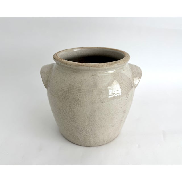 1900 - 1909 French Stoneware Confit Pot Early 1900sve For Sale - Image 5 of 9