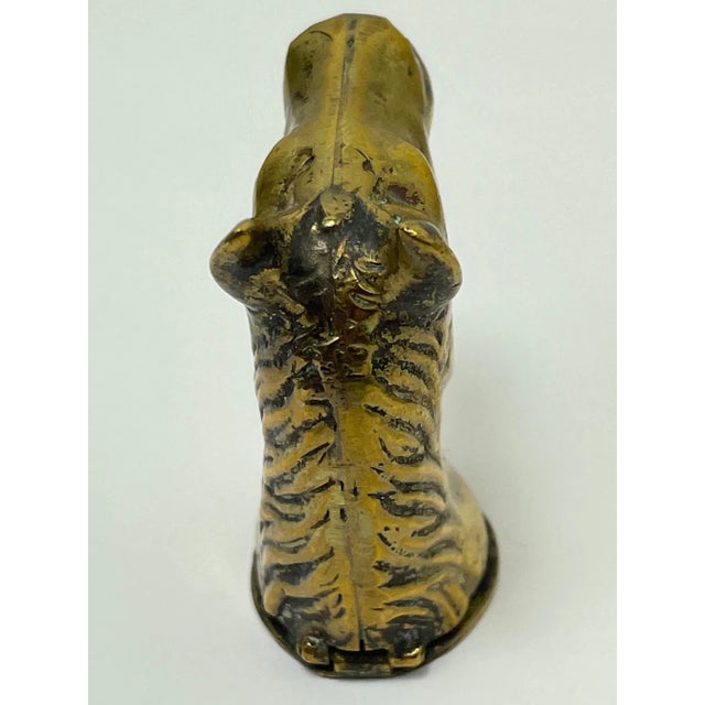 1900s English Edwardian Horse Head Vesta Match Case With Glass Eyes For Sale - Image 4 of 11