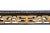Late 20th Century Black Lacquer Chinoiserie Console Table With Gold Figural Decoration & Scroll Supports For Sale - Image 12 of 18