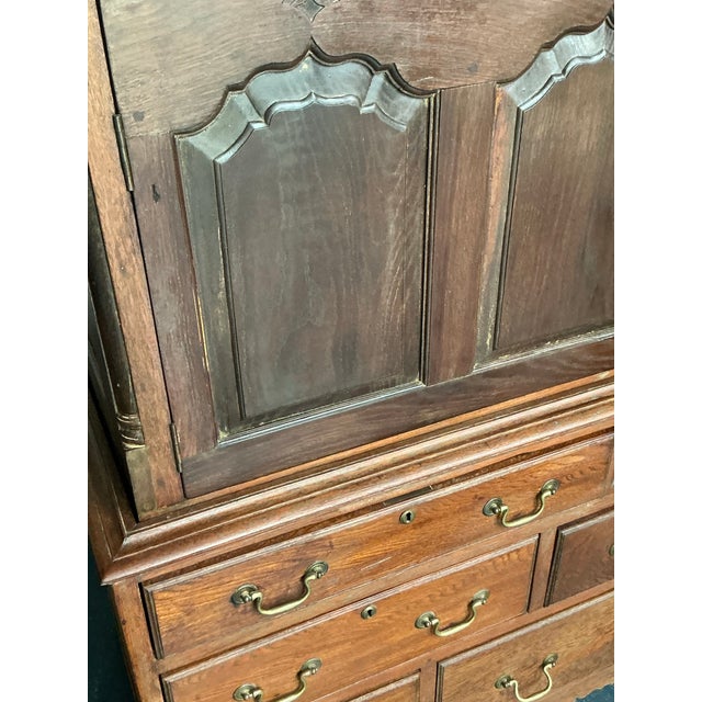 Vintage Boho Hand Crafted 18th Century Cabinet For Sale - Image 9 of 12