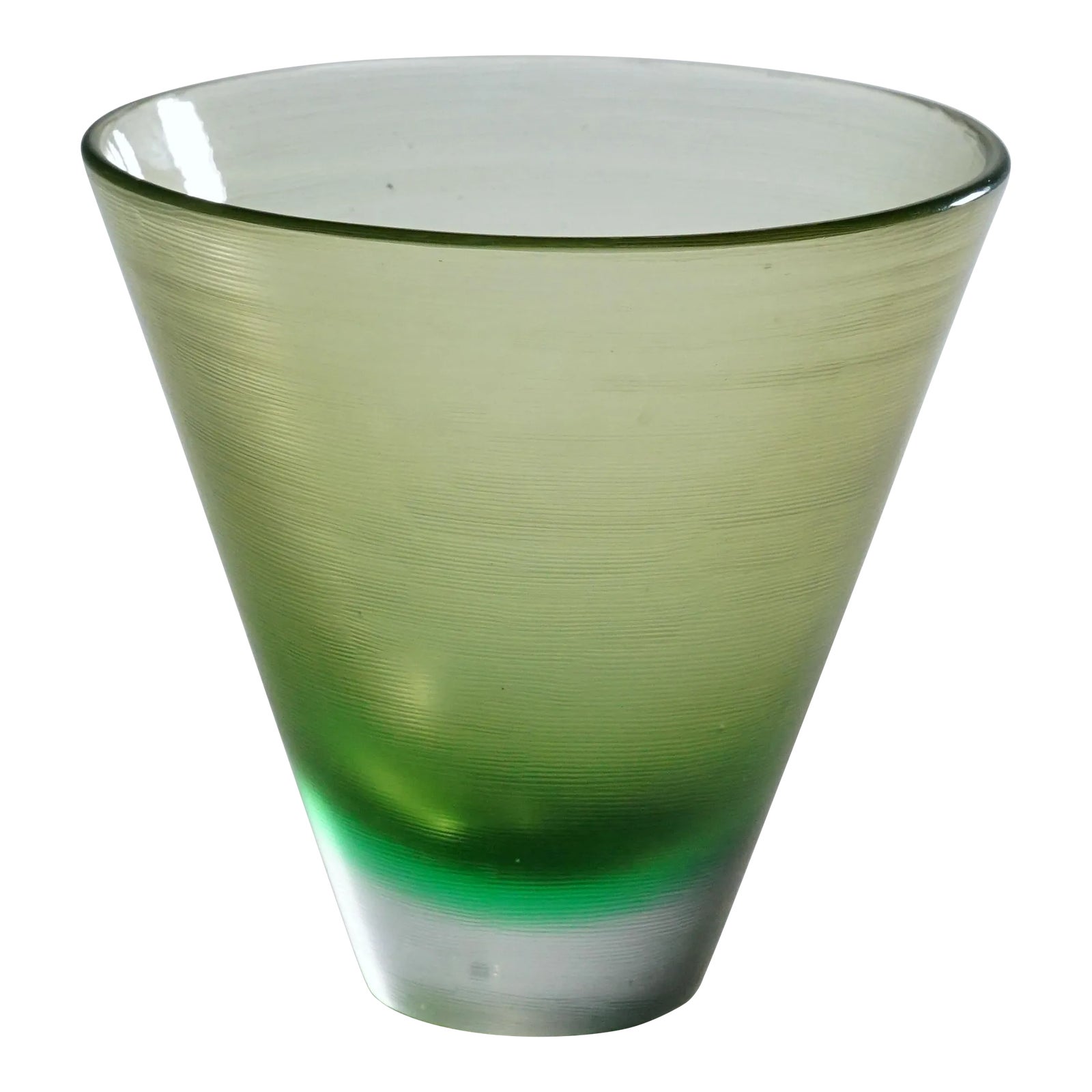 Venini Art Glass Vase With Inciso Decoration Paolo Venini, Murano 1956 ...