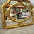 2010s Baroque Style Vintage Gold Wall Mirror For Sale - Image 5 of 7