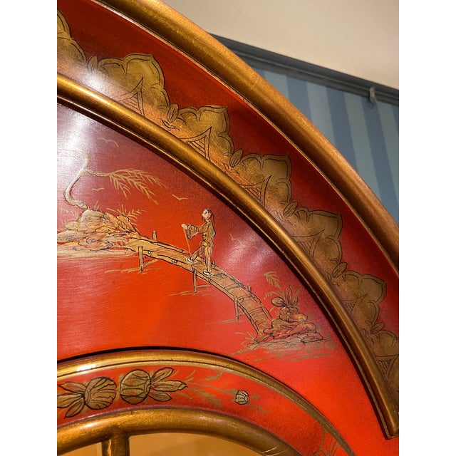 Mid 20th Century Red Lacquer Display Cabinet by Scalia, Schmieg, Kotzian For Sale - Image 4 of 18