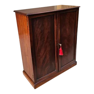 19th Century Antique Two-Door Cabinet of Drawers