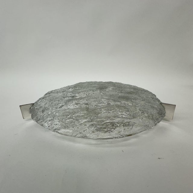 Large Flush Mount in Murano Glass from Kaiser Idell, Germany, 1970s For Sale - Image 9 of 17