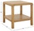 Contemporary Omara 1 Shelf Side Table in Natural For Sale - Image 3 of 8