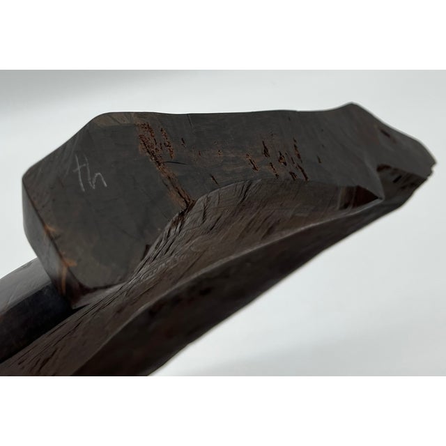 African Maasai Sculpture in Makassar Ebony, 1970s For Sale - Image 13 of 14