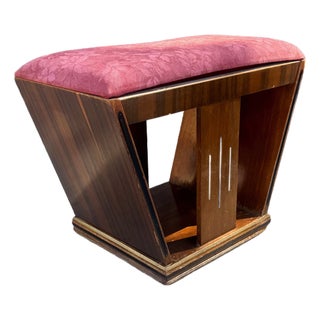 Art Deco Style Vanity Stool For Sale