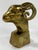 Brass Vintage Brass Rams Head Bookends For Sale - Image 8 of 8