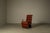 1970s Sculptural Cognac Leather Armchairs with White Metal Frames, 1970s, Set of 2 For Sale - Image 5 of 16