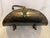 Vintage Hollywood Regency 19" Hammered Brass Log Holder With Lion Heads and Claw Feet For Sale - Image 11 of 12