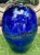 Rare Large Kent F. Ipsen Cobalt Blue Studio Glass Vase, Signed & Dated 1977 – Richmond Va • 15¼" For Sale - Image 12 of 18