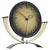 Mid-Century Table Clock in Metal and Brass from Junghans, 1950s For Sale - Image 10 of 10