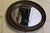 Large Edwardian Wood Finish Oval Mirror, 1900s For Sale - Image 3 of 8