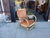 1950s Leather and Bamboo Arm Chair For Sale - Image 9 of 11