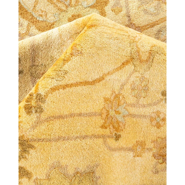 Textile Mogul, One-of-a-Kind Hand-Knotted Area Rug - Ivory, 9' 3" x 12' 3" For Sale - Image 7 of 8