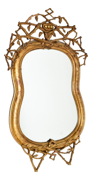 Antique Italian Giltwood Mirror, 1860s