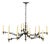 Thomas O'Brien Baroque Style Iron Chandelier For Sale