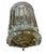 This is such a great mid-century glass sconce. Wonderful ribbing and details on thick glass shade with brass backplate. A...