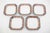 Ceramic Japanese Gokunishiki Imari Arita Ware Kisen Kiln Octagonal Plate Set of 5 For Sale - Image 7 of 11