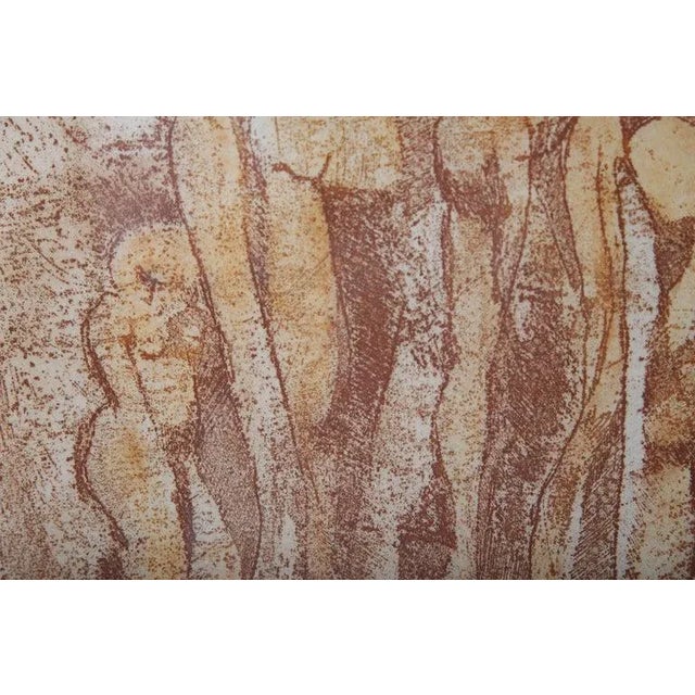 Lithograph Titled "The Gathering" by B. Zeller For Sale - Image 10 of 13