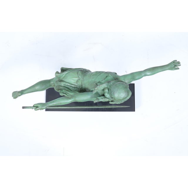 1920s Emile Carlier, The Huntress, 1925, Metal For Sale - Image 5 of 18