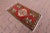 Rustic 1990s Turkish Red Medallion Doormat For Sale - Image 3 of 13