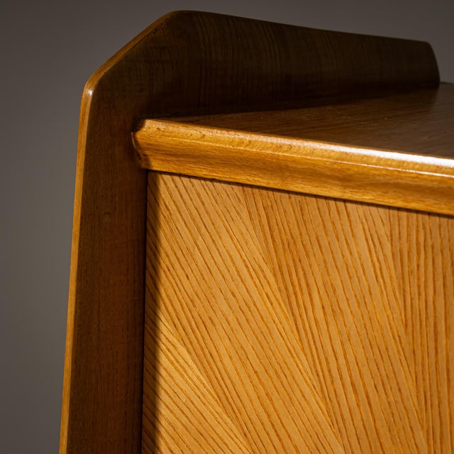 Vintage Italian Credenza with Ceramic Handles, 1950s For Sale - Image 6 of 12