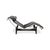 Bauhaus LC 4 Chaise Lounge in Black Leather by Le Corbusier for Cassina For Sale - Image 12 of 16