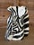 Vintage Regency Ceramic Glazed Zebra Head Vase For Sale - Image 9 of 10