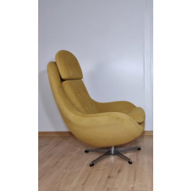 Metal Swivel Chair from Up Závody, 1970s For Sale - Image 7 of 8