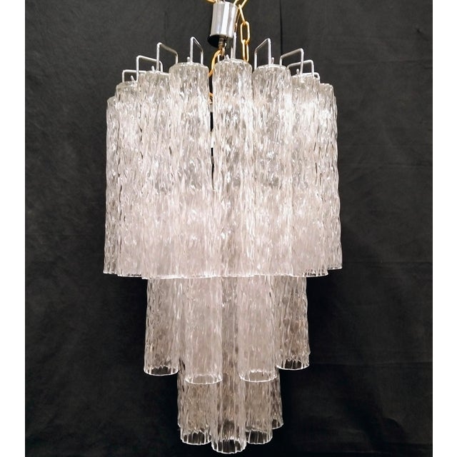 Chandelier with Tubes from VeArt, 1960s For Sale - Image 9 of 9