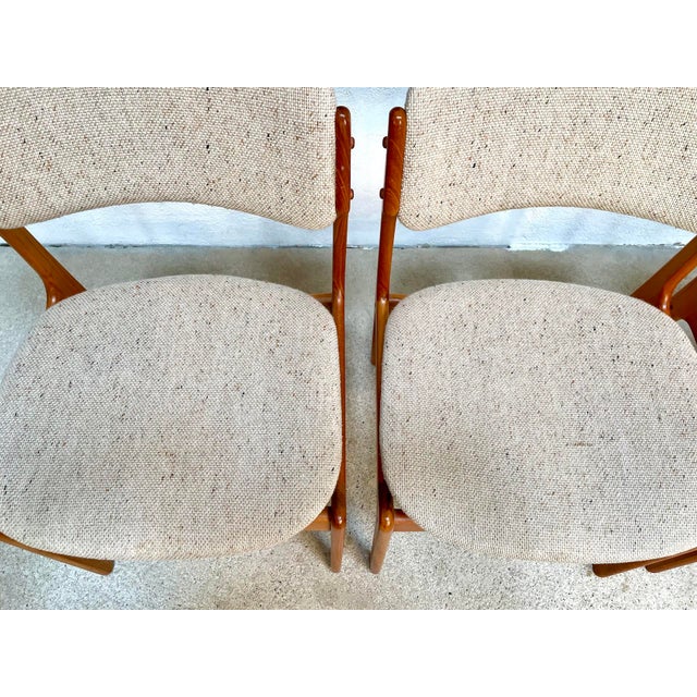 Model 49 Dining Chairs in Teak by Erik Buch for O.D. Møbler, Denmark, 1960s, Set of 4 For Sale - Image 13 of 18