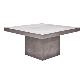 Mixx Una Square Dining Table, Dark Grey - 59" For Sale