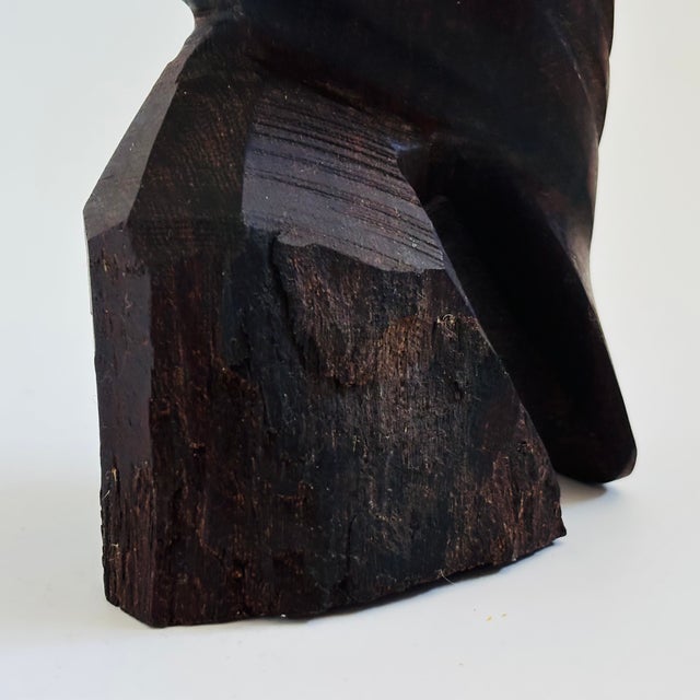 Brown Carved Ironwood Owl For Sale - Image 8 of 10
