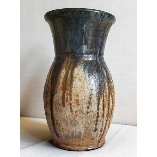 Baluster Vase in Stoneware by Maurice Pitot, 1950s For Sale - Image 3 of 8