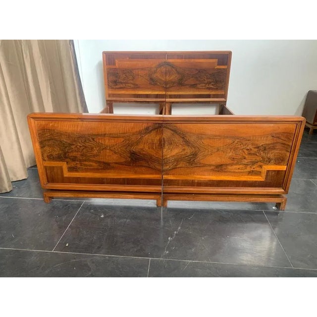 Art Deco Rational Bed from Vezzani, Italy, 1930s For Sale - Image 12 of 12