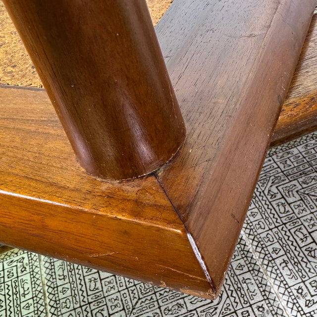 MCM Danish Modern Walnut Tile-Top Nesting Tables For Sale In New York - Image 6 of 11