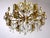 Hollywood Regency Brass and Crystal Sciolari Chandelier from Palwa, 1960s For Sale - Image 3 of 15