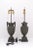 Onyx Pair of 1940s French Etruscan Cast Urn Lamps For Sale - Image 8 of 12