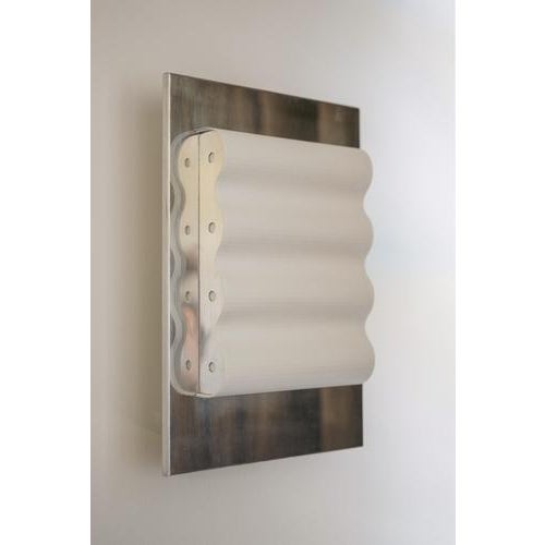 Gold Frame Mirror Small Wall Lamp by Violaine d'Harcourt For Sale - Image 8 of 12