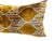 Silk Velvet Lumbar Cushion Cover with Ikat Design For Sale - Image 8 of 11