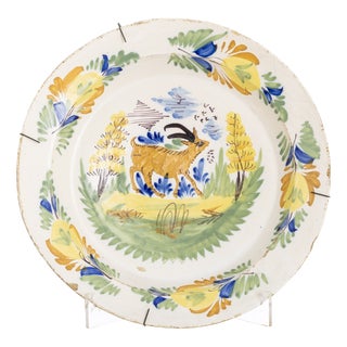 Earthenware Plate from Fervença, 1800s For Sale