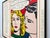 Roy Lichtenstein Vintage 1985 Lithograph Print Framed Large Pop Art Exhibition Poster " Eddie Diptych " 1962 For Sale - Image 13 of 15