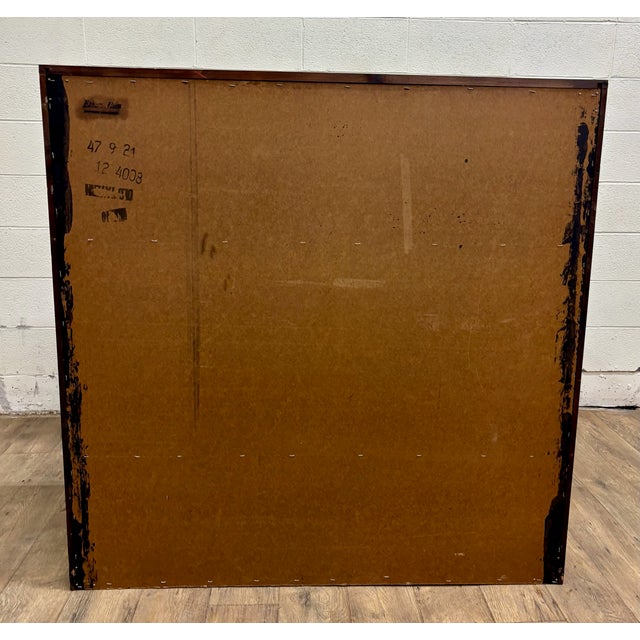 Vintage Ethan Allen Antiqued Pine Old Tavern CRP Dresser With Bookcase Hutch For Sale - Image 13 of 15