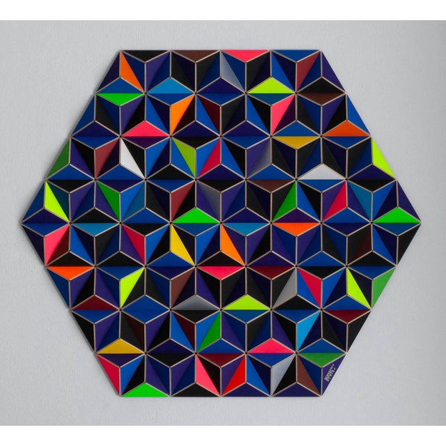 Sebastian Welzel, DIS-2 Topographie, 2018, Laminated Cardboard, Limited Edition 15 of 20 For Sale - Image 6 of 6
